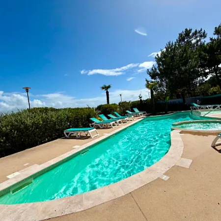 2 Chambres, Balcon, Piscine Chauffee, Acces Plage, Animaux Admis, Parking - Fr-1-194-194 *